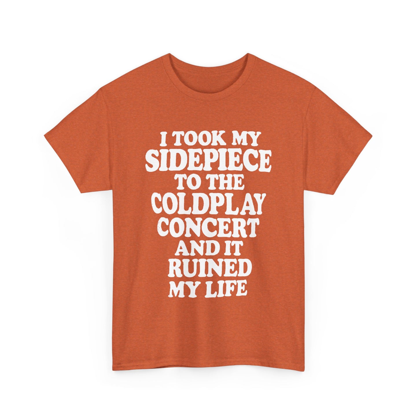 Coldplay show parody shirt