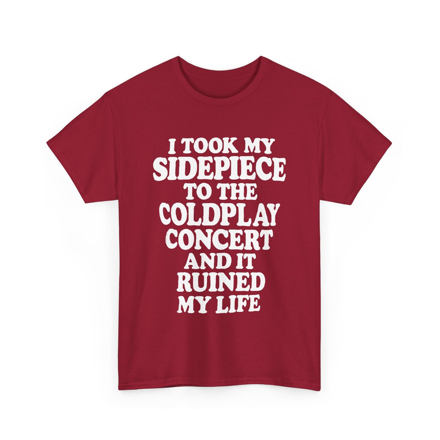Coldplay show parody shirt