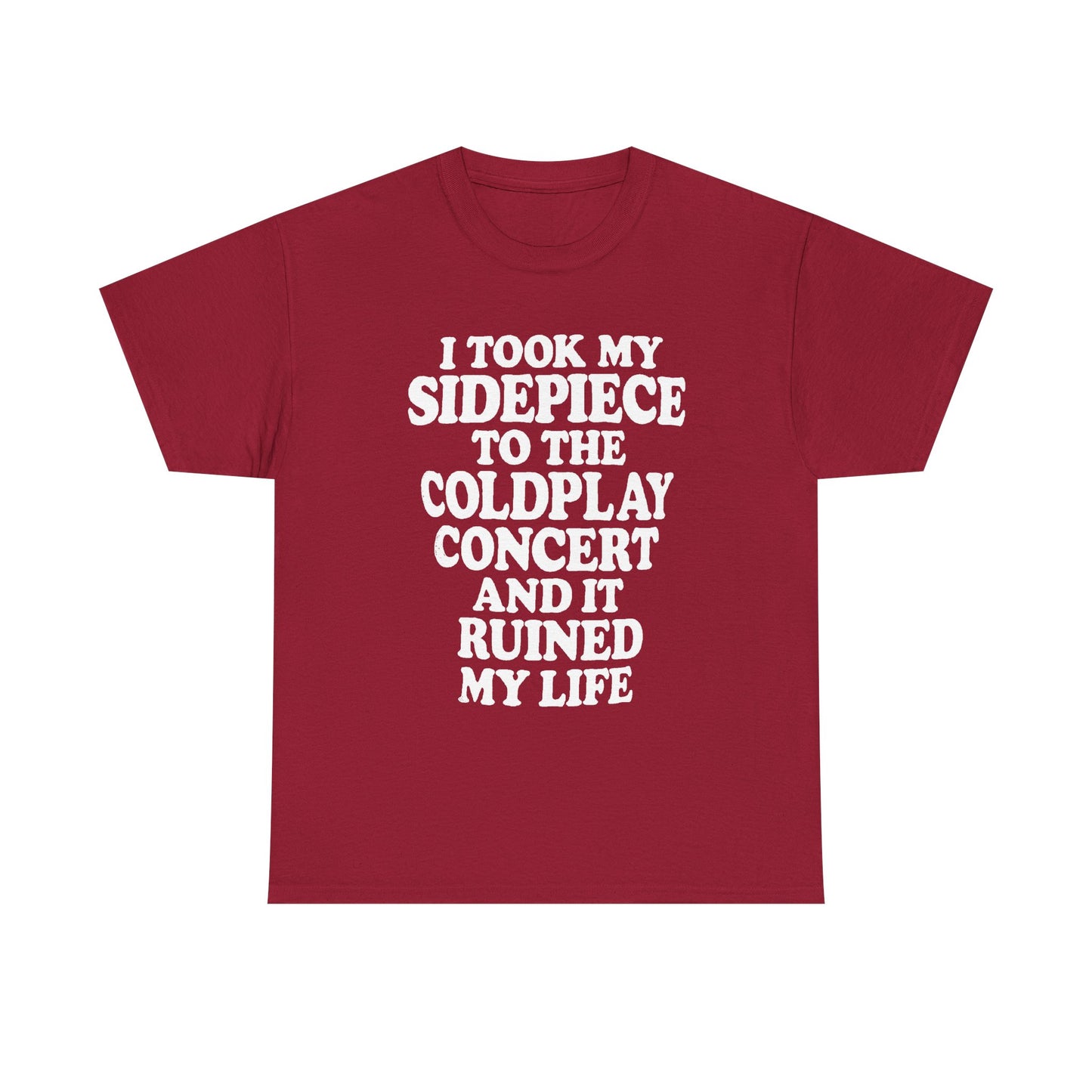 Coldplay show parody shirt