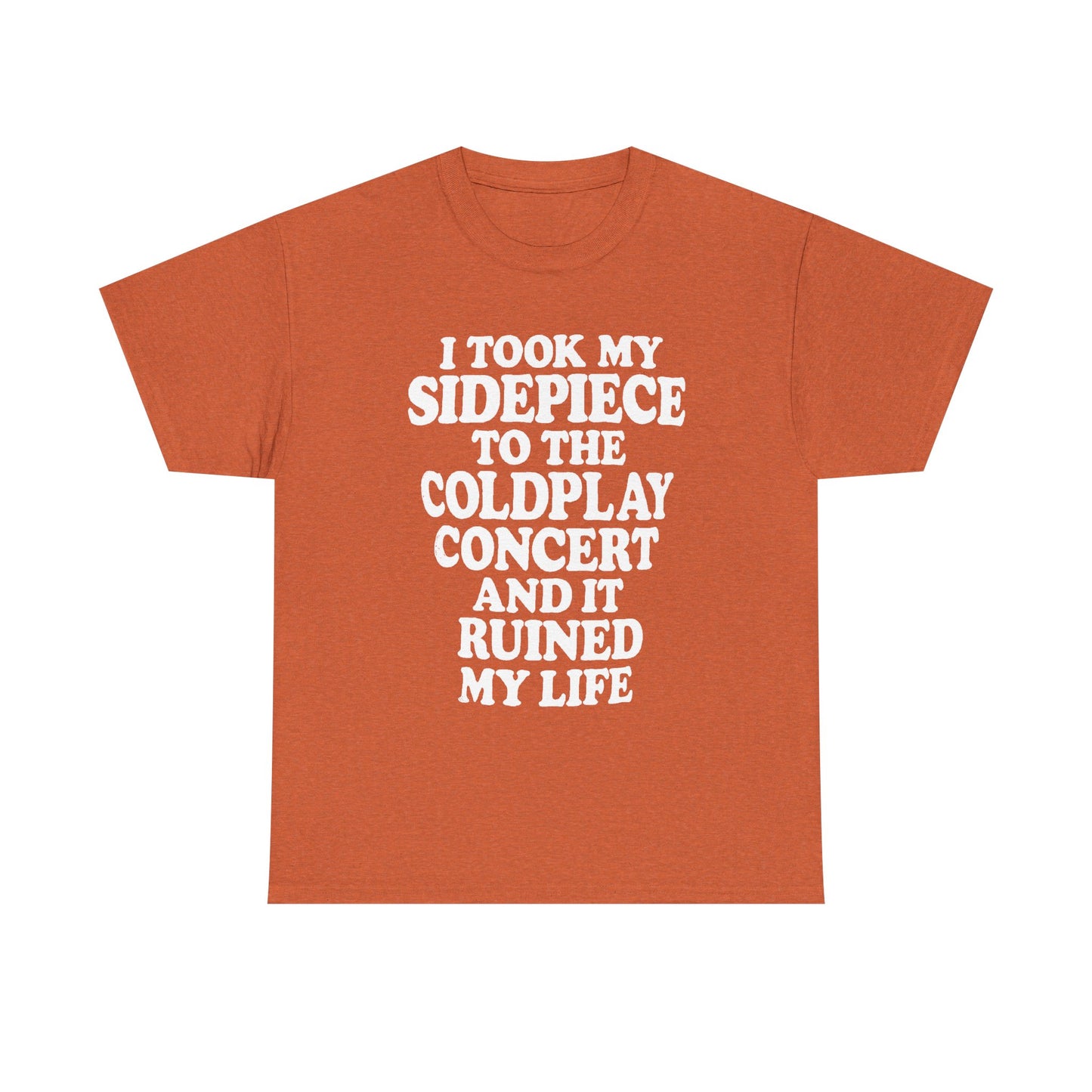 Coldplay show parody shirt
