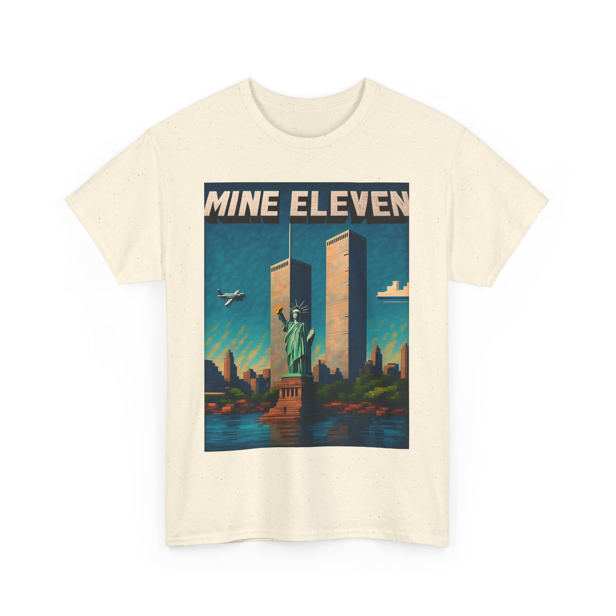 Mine Eleven – Funny Sci-Fi Gamer Parody T-Shirt