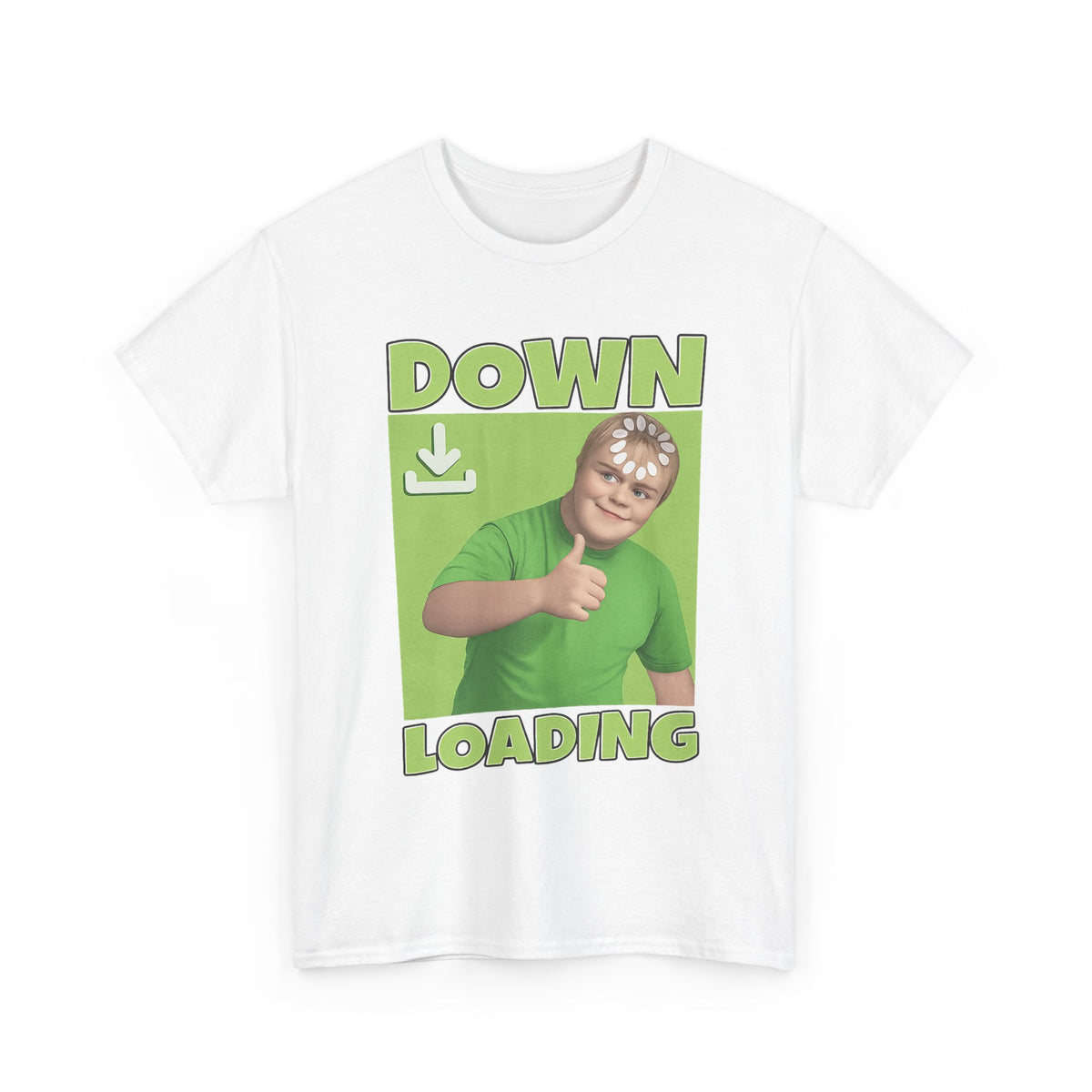 Down Loading – Funny Progress Bar Parody T-Shirt