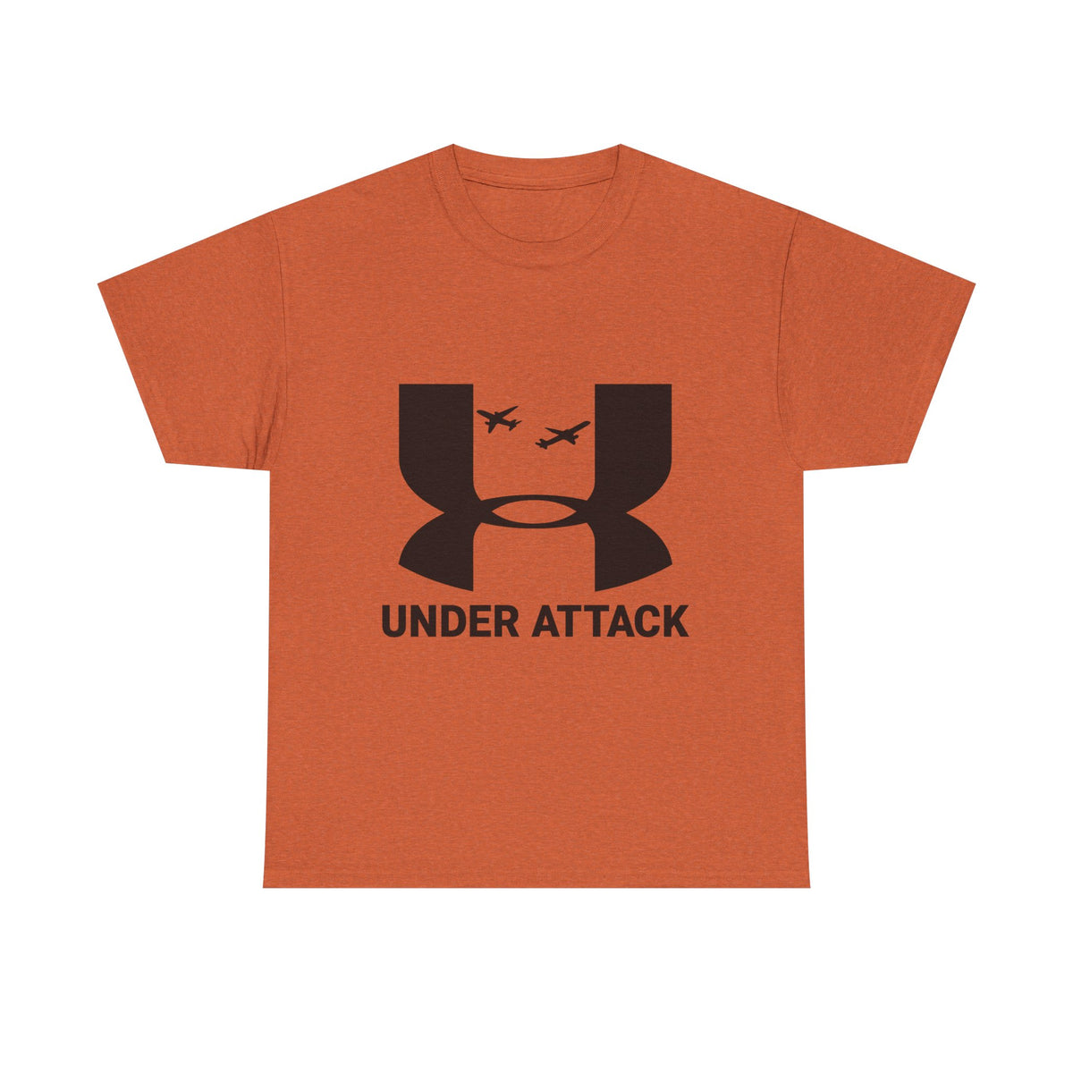 Under Attack – Funny Sportswear Parody T-Shirt