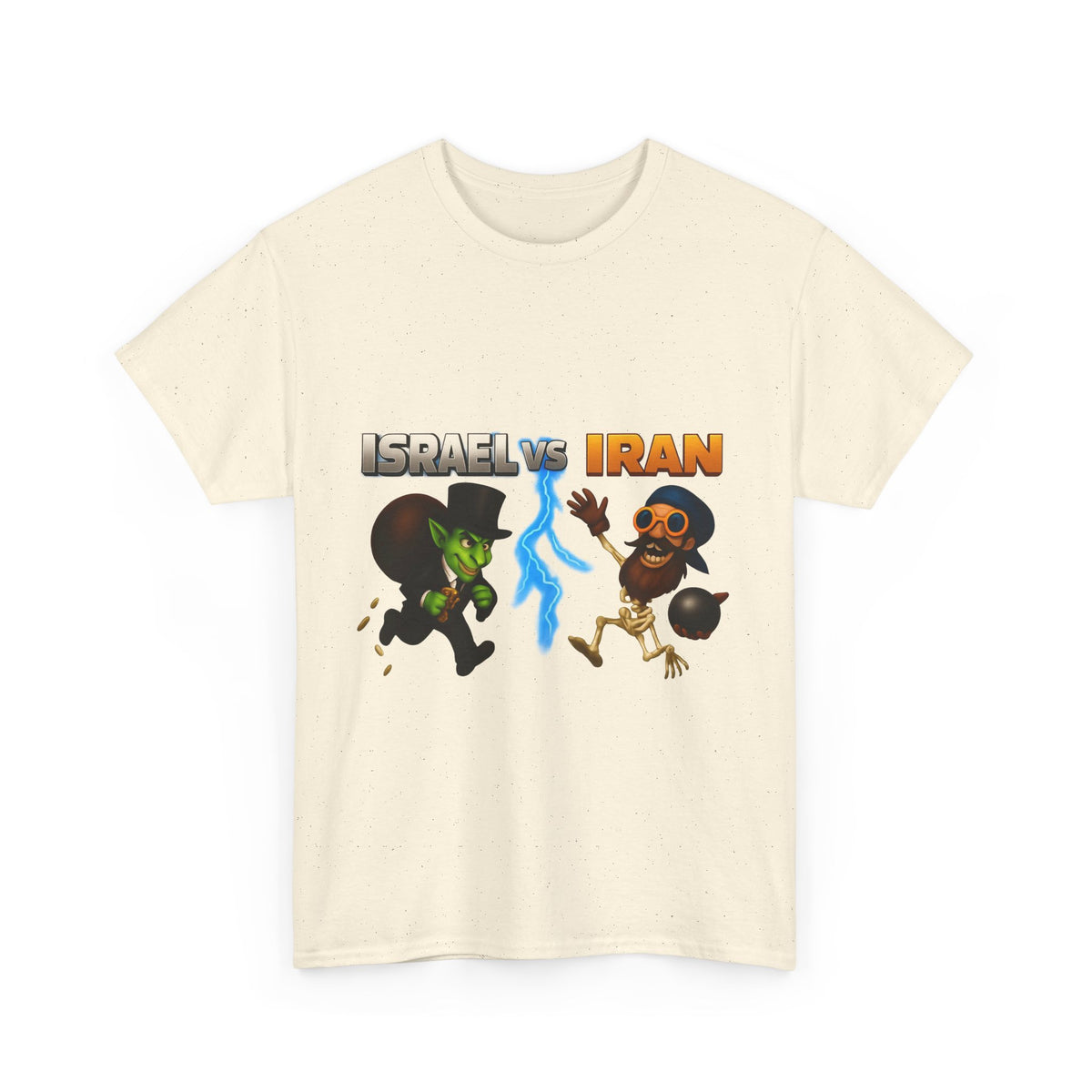 Isreal VS Iran - Funny Geopolitics Meme Graphic T-Shirt