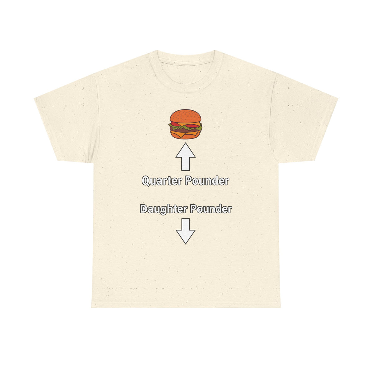 Daughter Pounder Funny Food Graphic T-Shirt