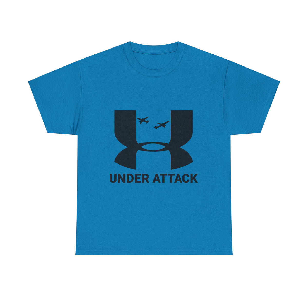 Under Attack – Funny Sportswear Parody T-Shirt