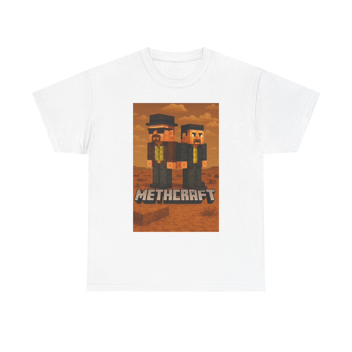 Methcraft – Funny Block Game Parody T-Shirt