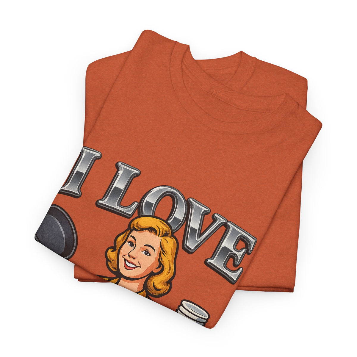 I Love Women's Sports Funny Graphic T-Shirt