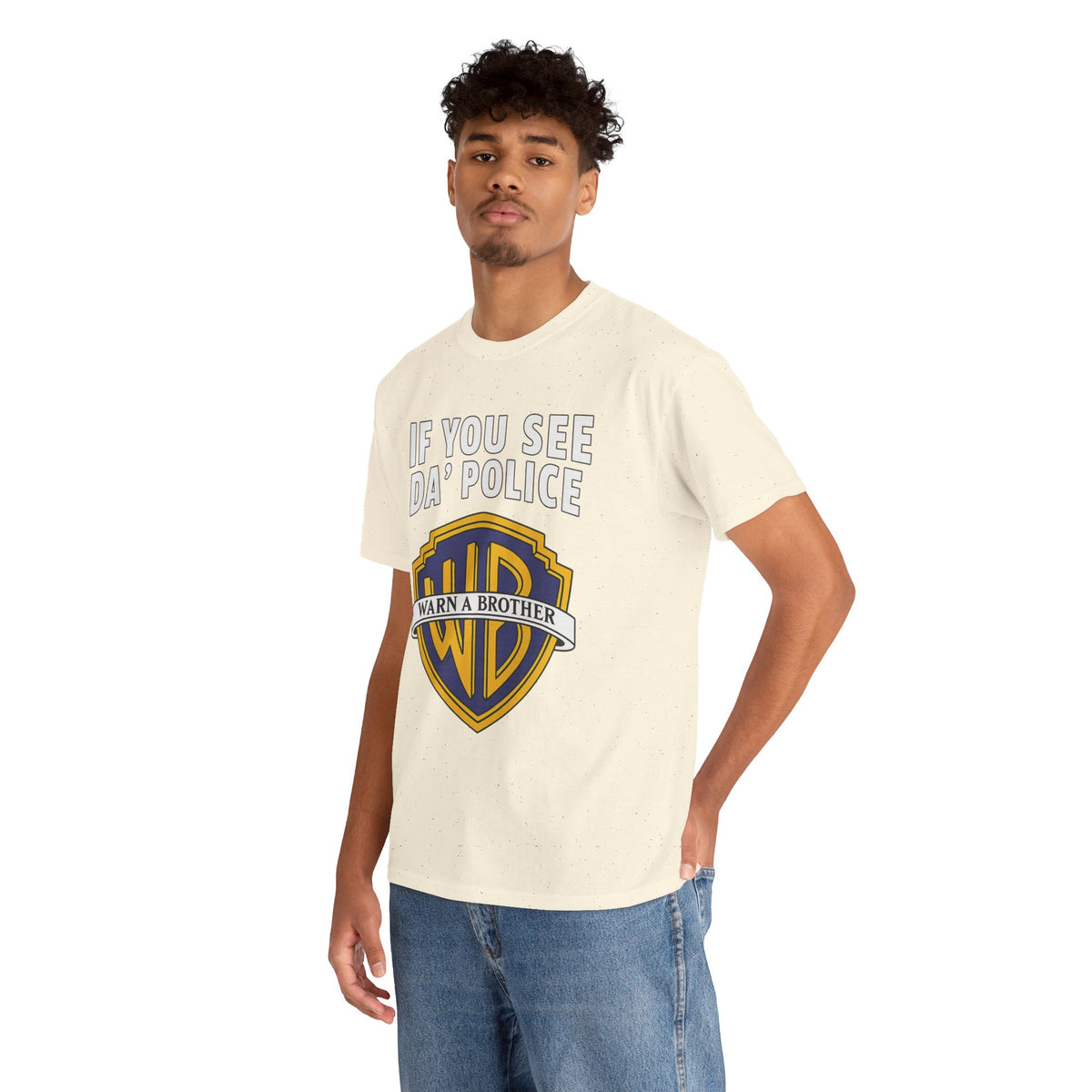 Warn a Brother – Funny Movie Studio Parody T-Shirt