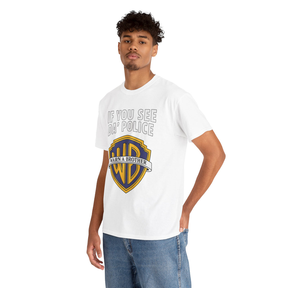 Warn a Brother – Funny Movie Studio Parody T-Shirt