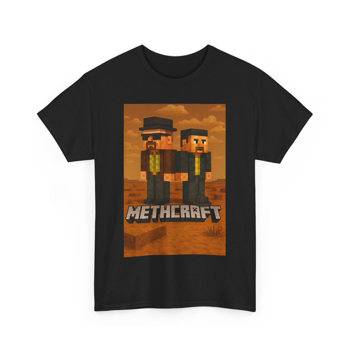 Methcraft – Funny Block Game Parody T-Shirt