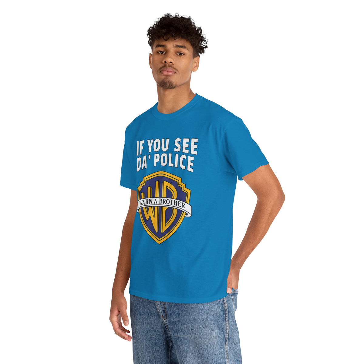 Warn a Brother – Funny Movie Studio Parody T-Shirt