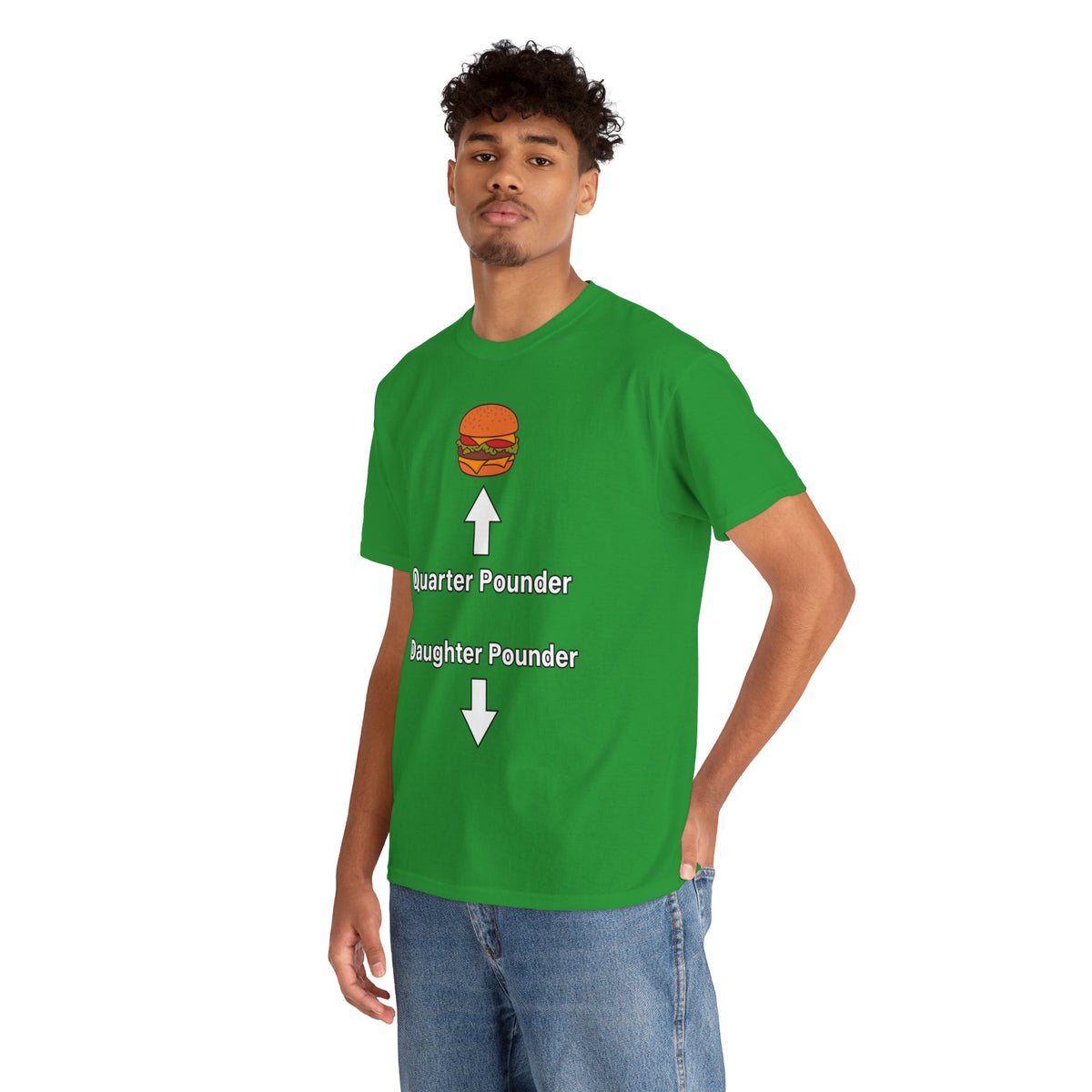 Daughter Pounder Funny Food Graphic T-Shirt