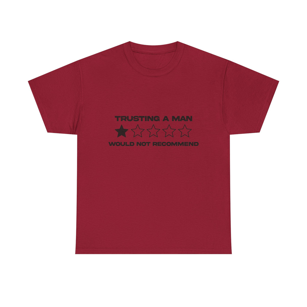 Trusting a man/ would not recommend