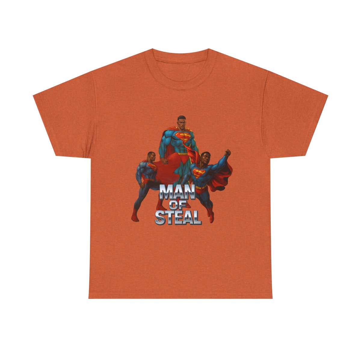 Man of Steal 2 – Funny Superhero Parody T-Shirt