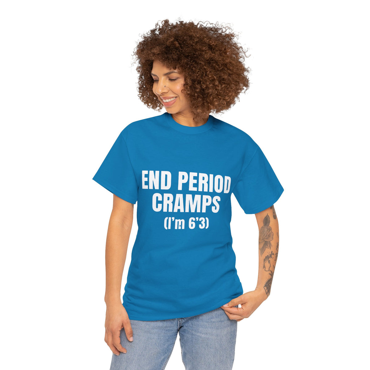 End Period Cramps Funny Graphic T-Shirt