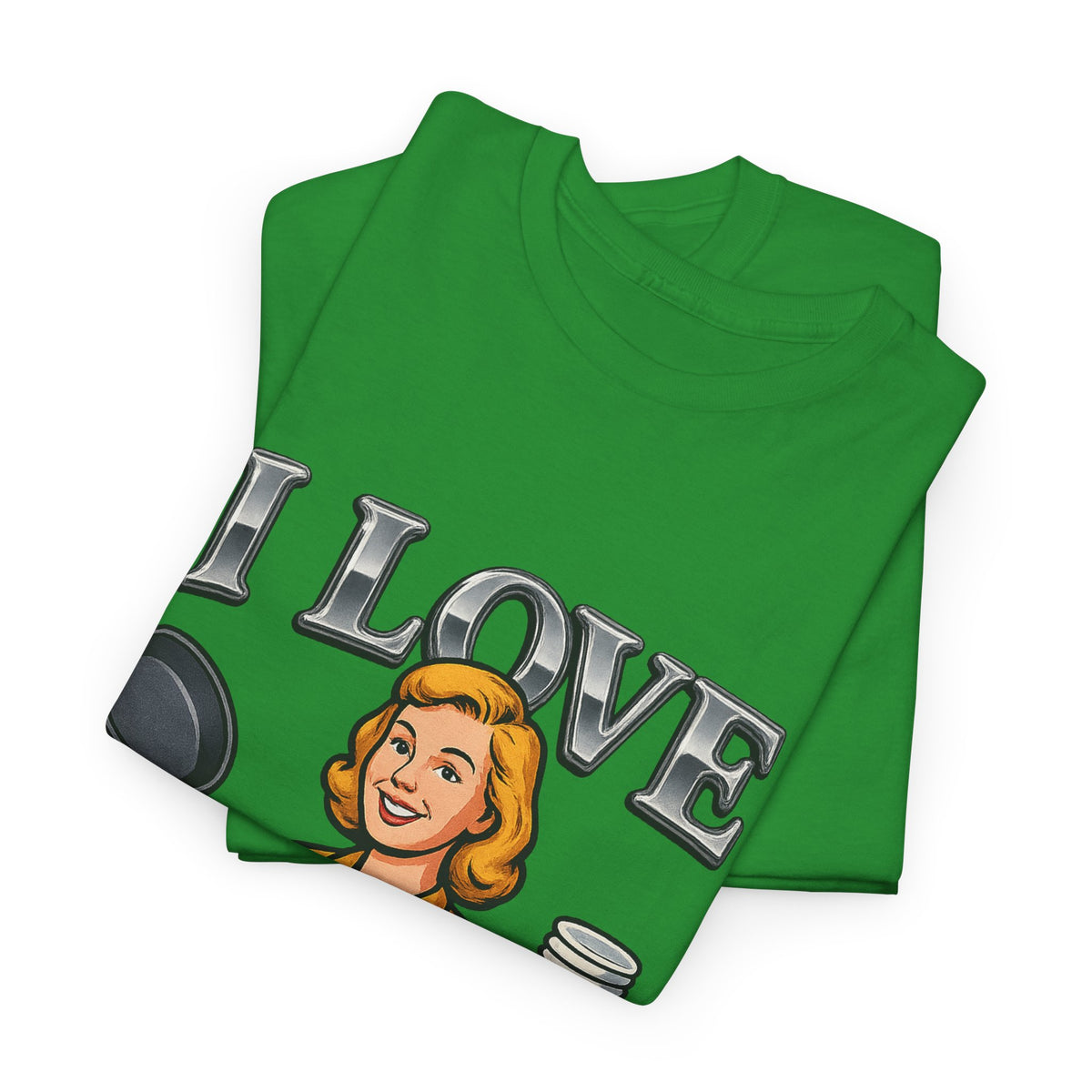 I Love Women's Sports Funny Graphic T-Shirt