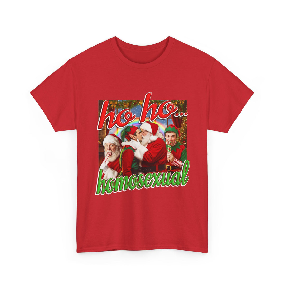 Ho Ho Homosexual – Funny Gay Christmas T-Shirt