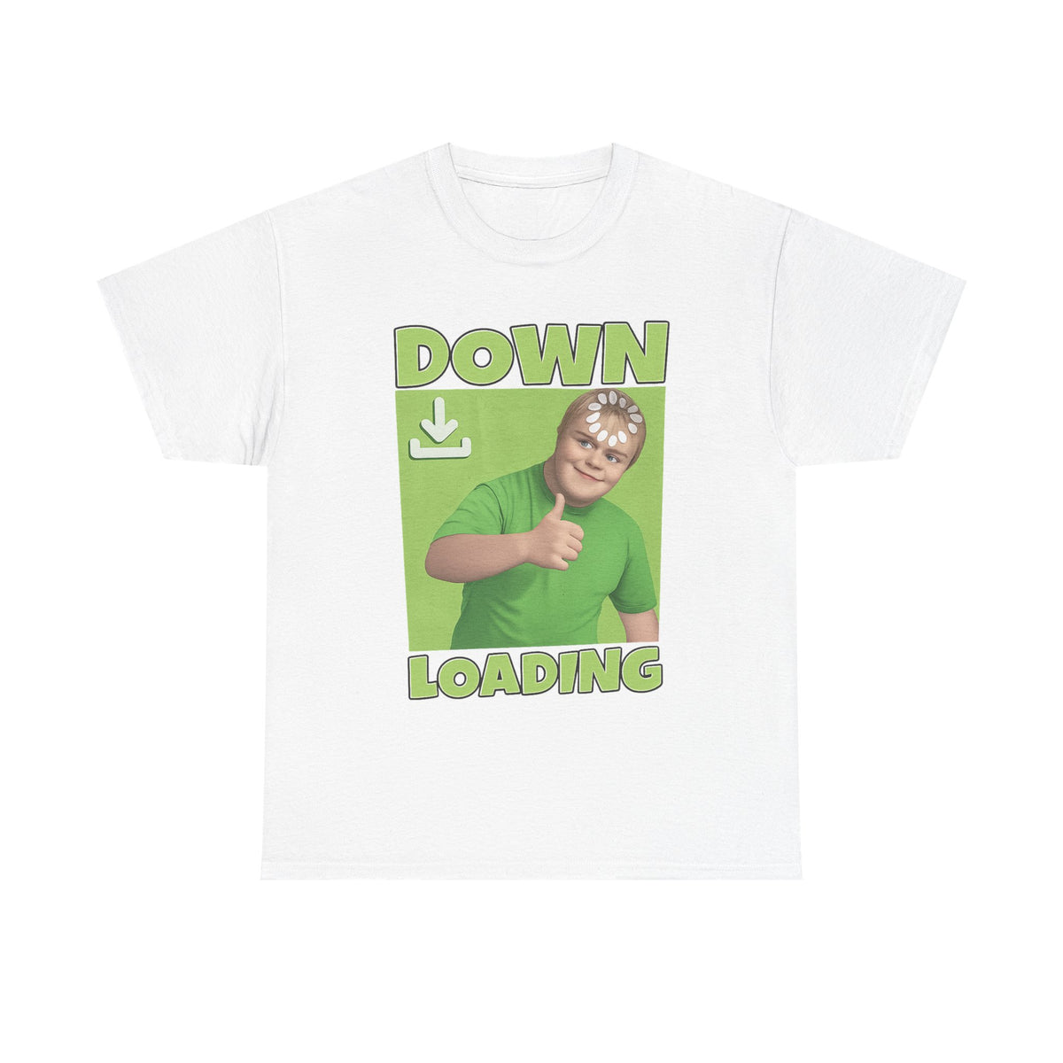 Down Loading – Funny Progress Bar Parody T-Shirt