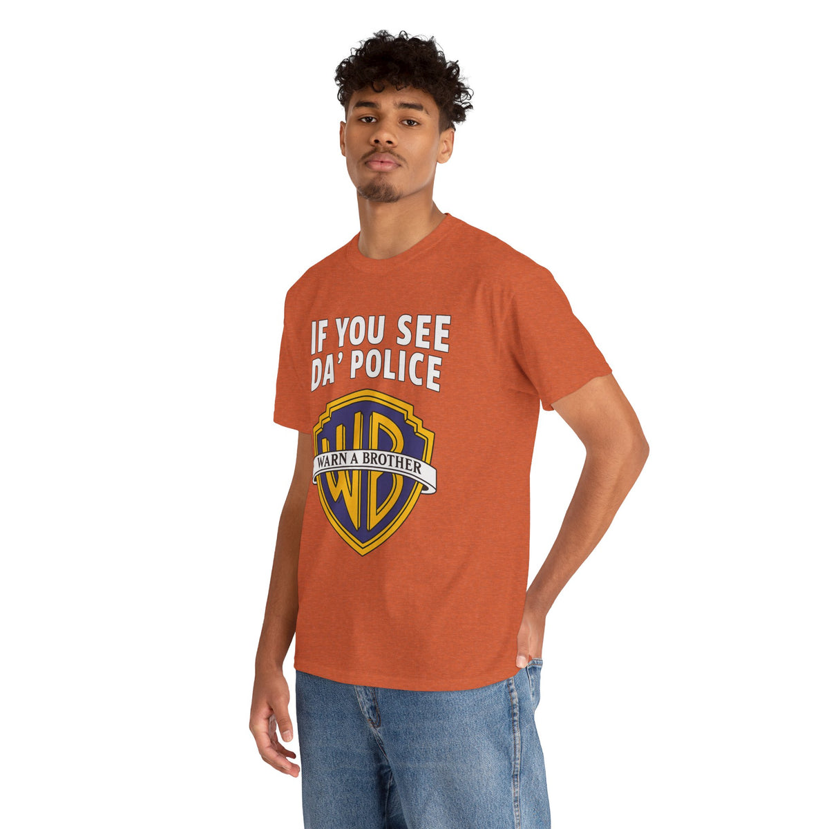 Warn a Brother – Funny Movie Studio Parody T-Shirt