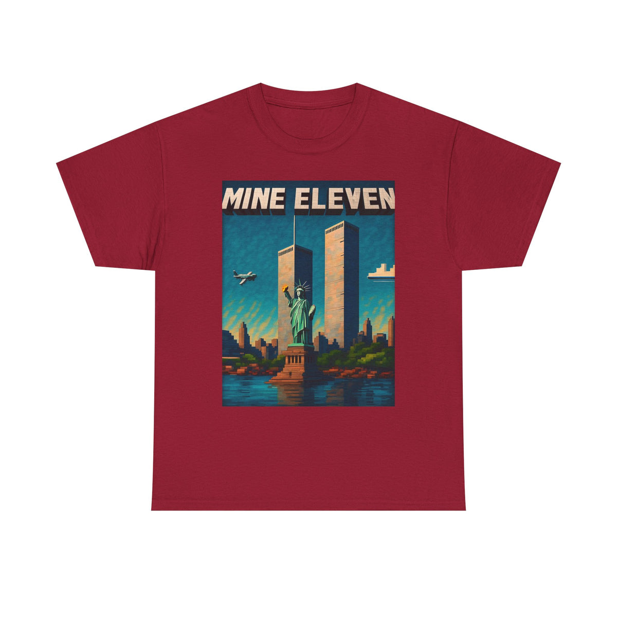Mine Eleven – Funny Sci-Fi Gamer Parody T-Shirt