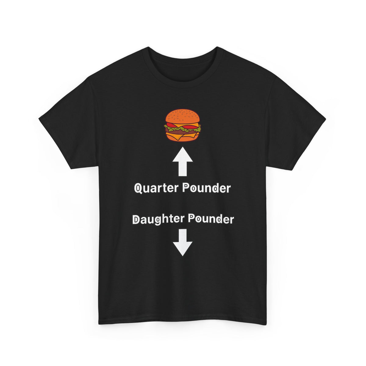 Daughter Pounder Funny Food Graphic T-Shirt