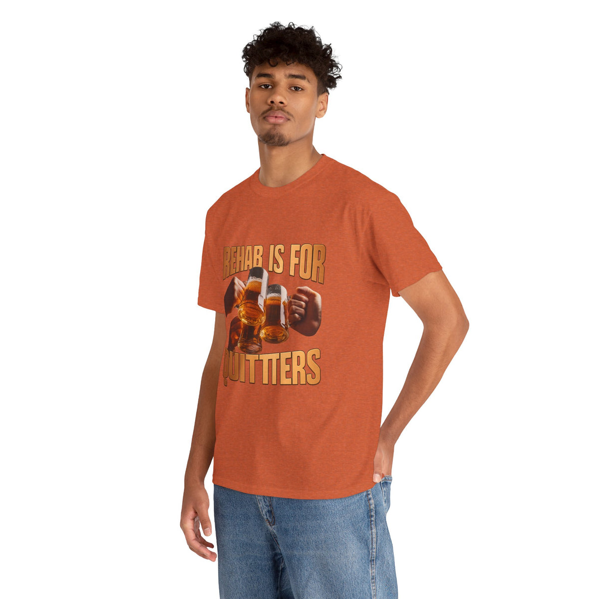 Rihab Is for Quitters – Funny Sarcastic T-Shirt