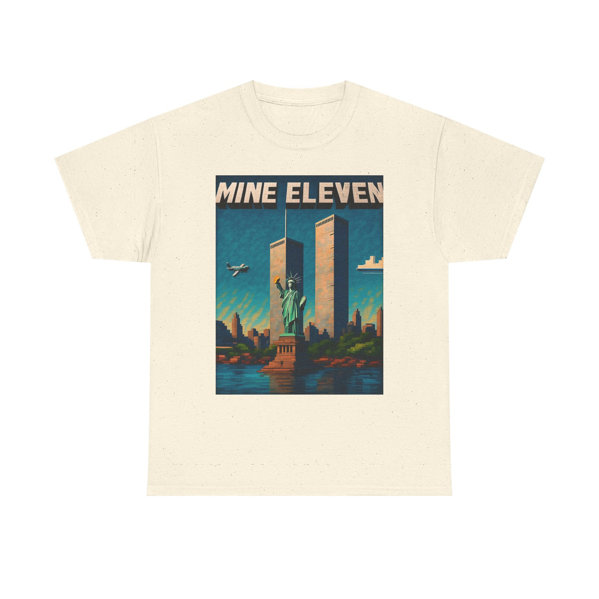 Mine Eleven – Funny Sci-Fi Gamer Parody T-Shirt