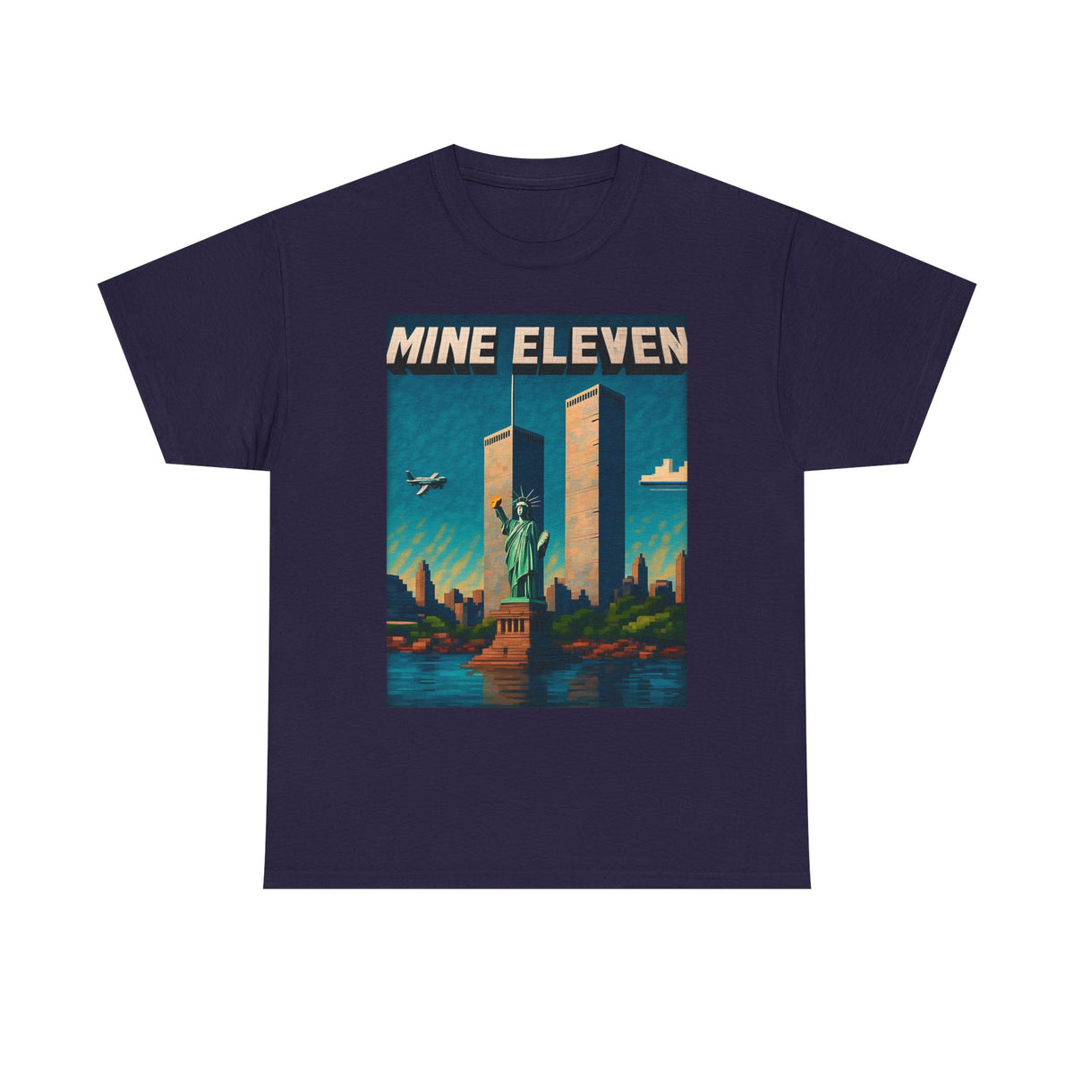 Mine Eleven – Funny Sci-Fi Gamer Parody T-Shirt