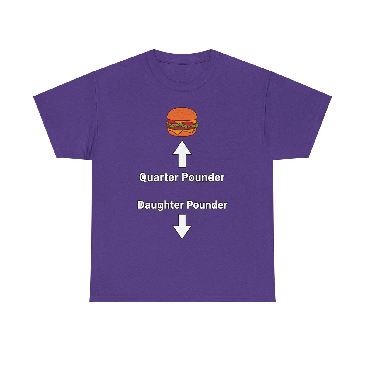 Daughter Pounder Funny Food Graphic T-Shirt