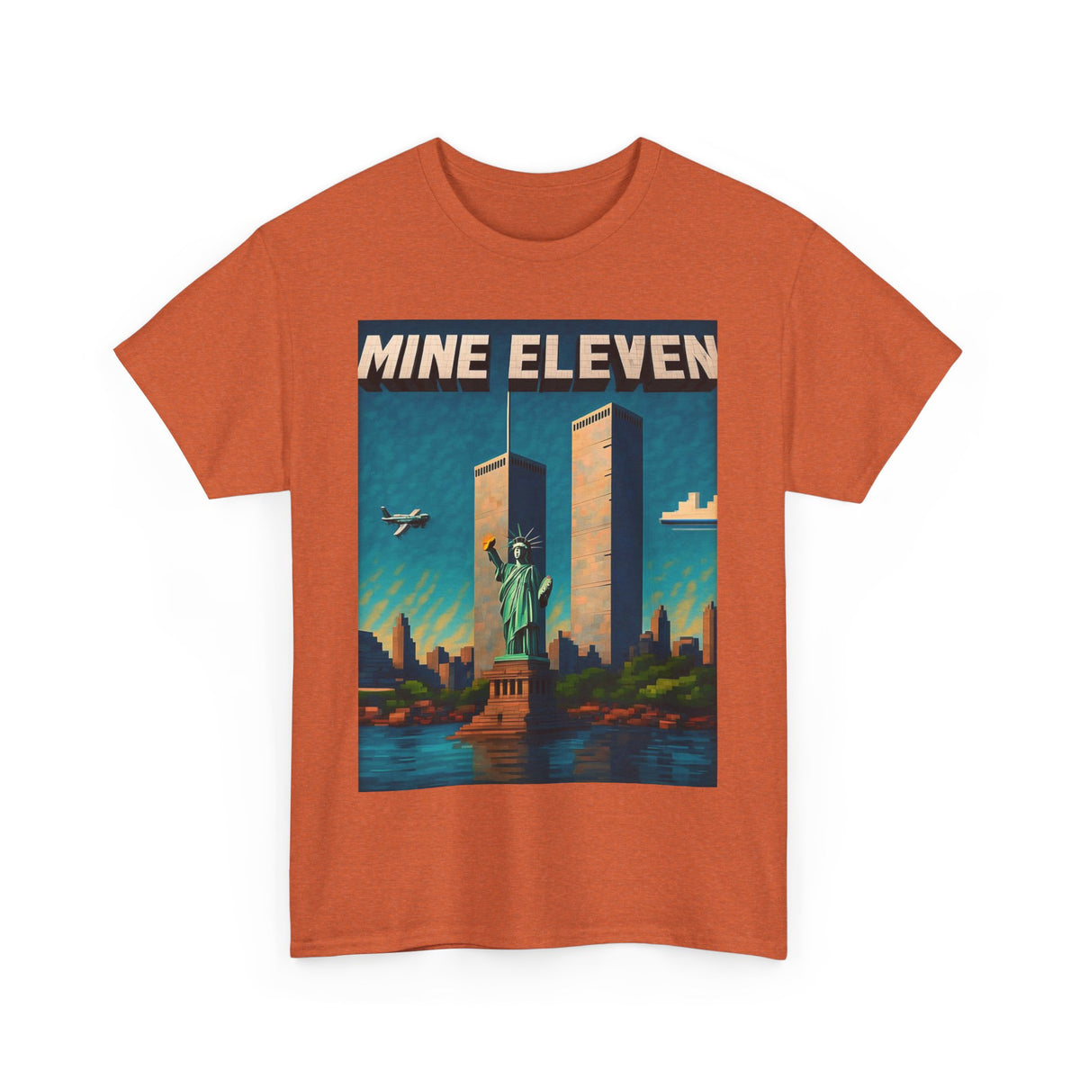 Mine Eleven – Funny Sci-Fi Gamer Parody T-Shirt