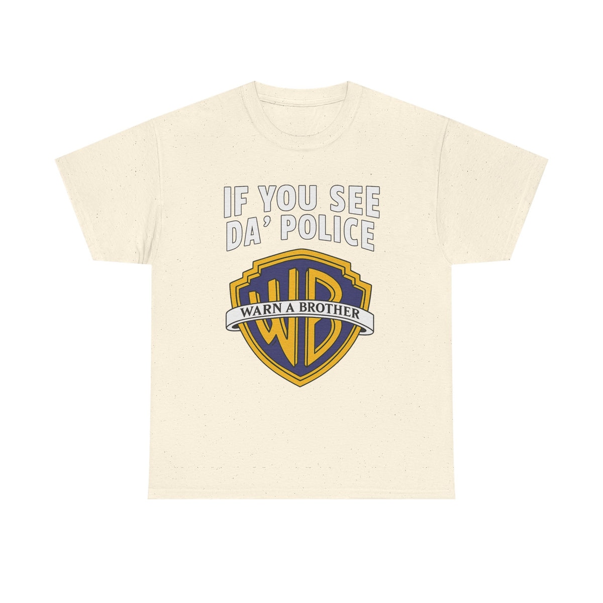 Warn a Brother – Funny Movie Studio Parody T-Shirt