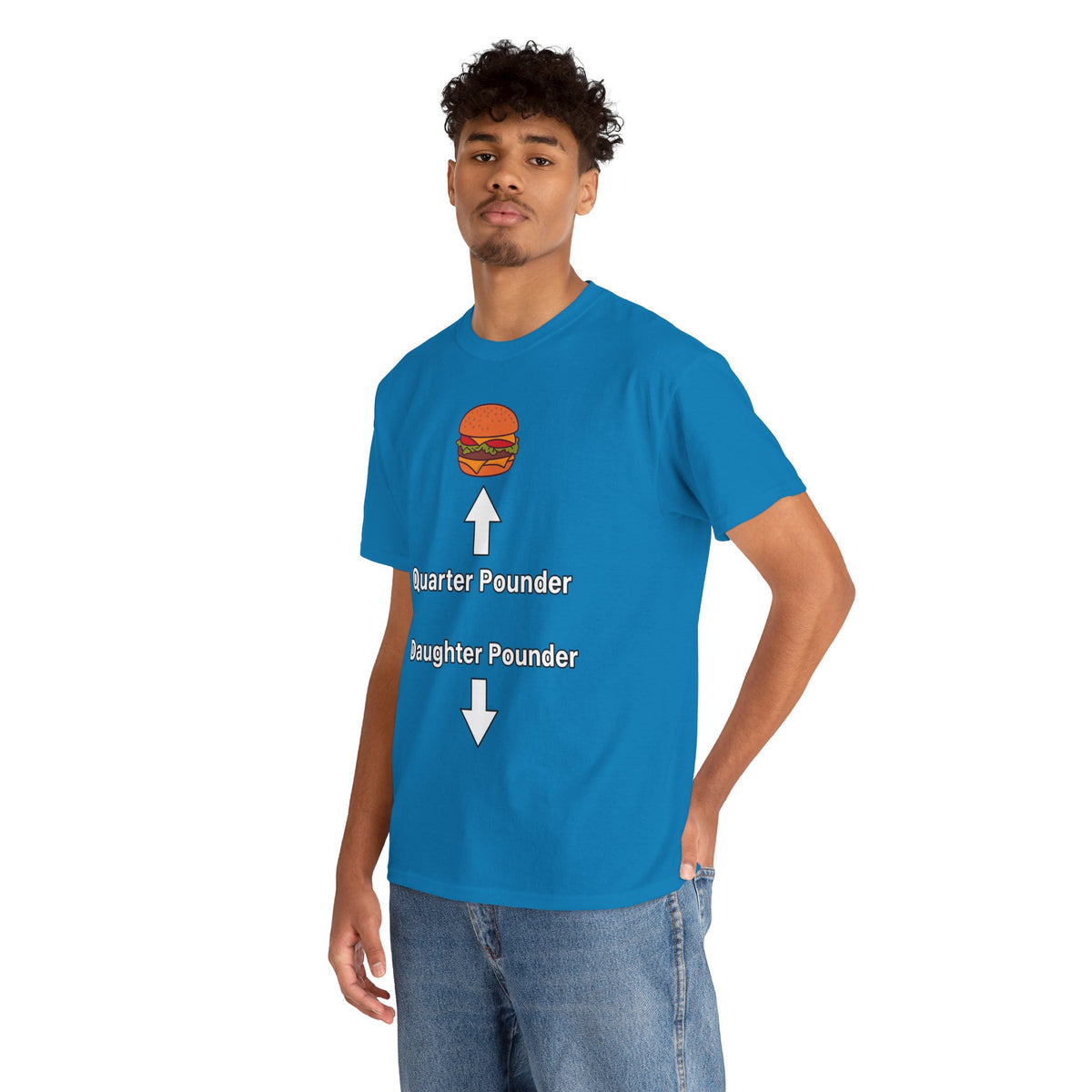 Daughter Pounder Funny Food Graphic T-Shirt