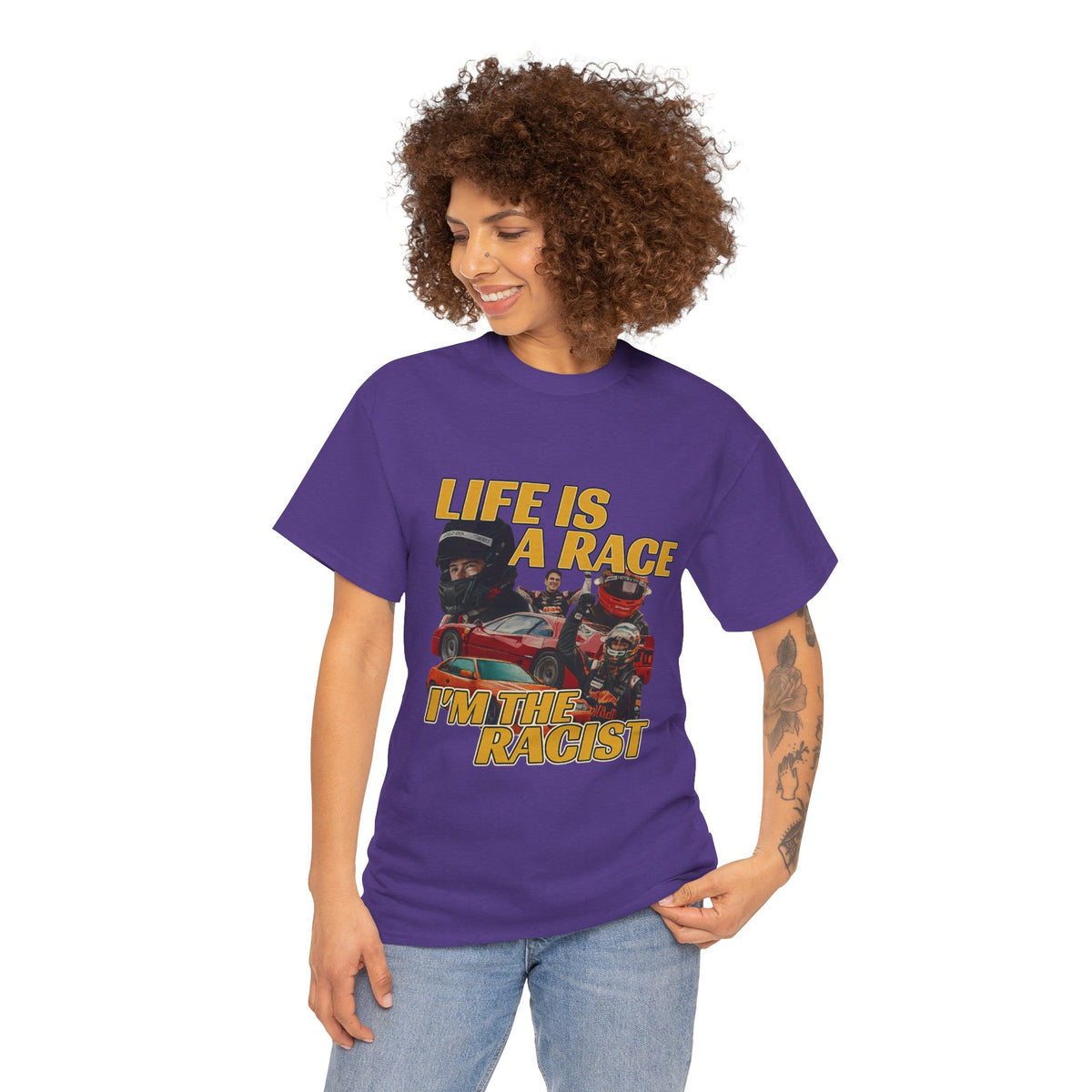 Life is a race Funny Graphic T-Shirt