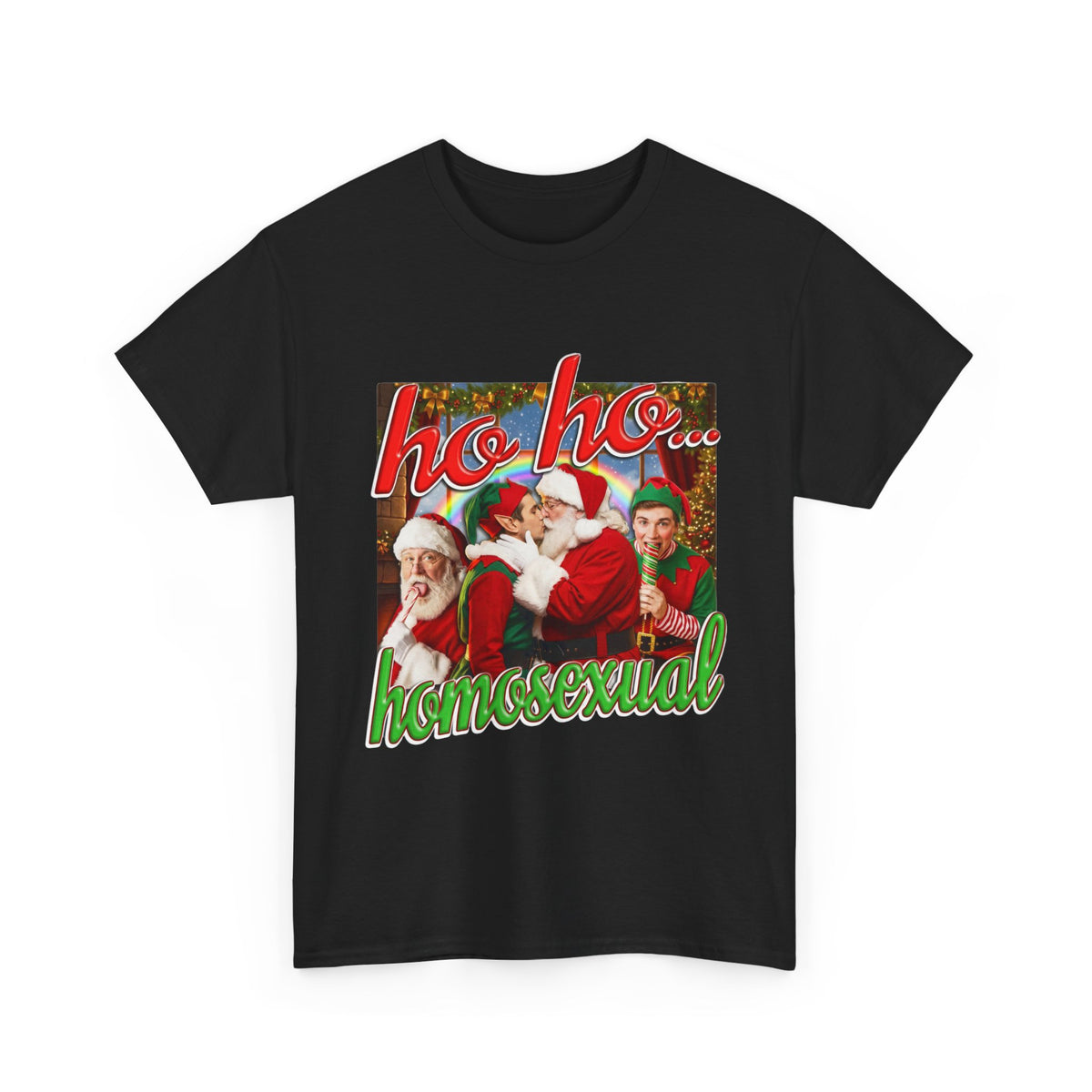 Ho Ho Homosexual – Funny Gay Christmas T-Shirt