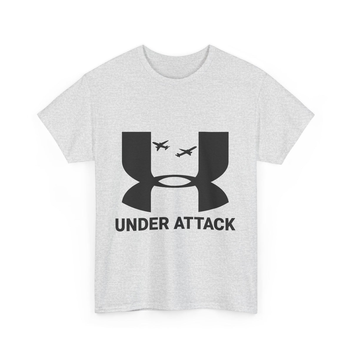 Under Attack – Funny Sportswear Parody T-Shirt