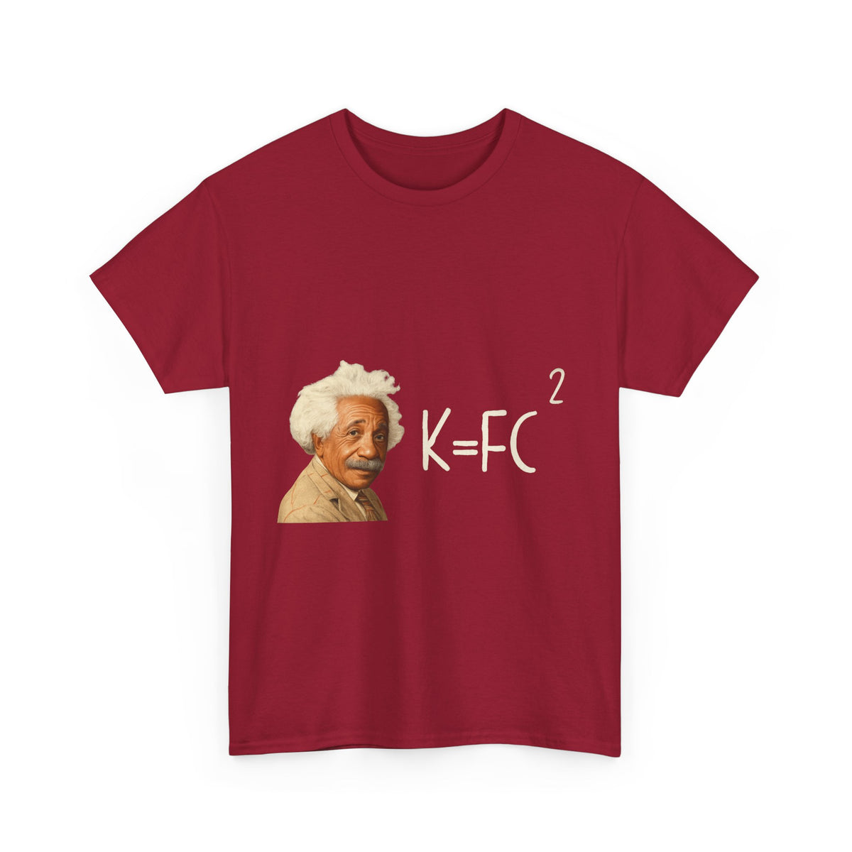 Einstein KFC – Funny Fried Chicken Parody T-Shirt
