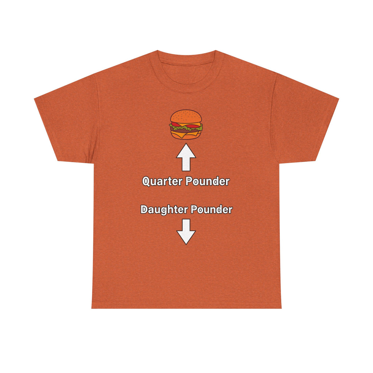 Daughter Pounder Funny Food Graphic T-Shirt