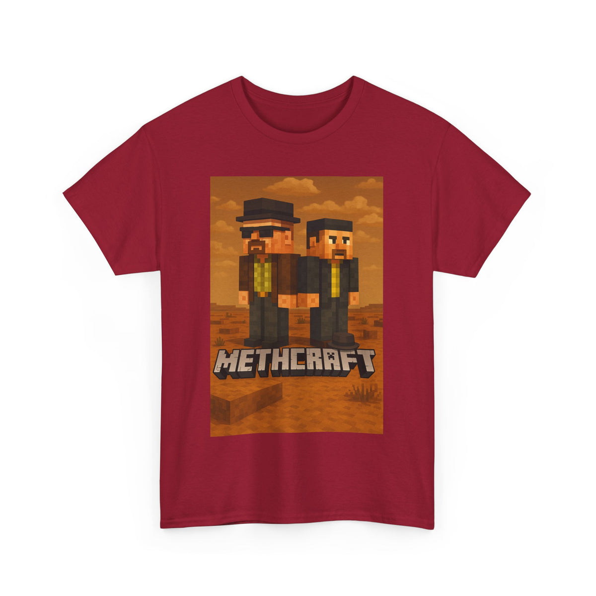 Methcraft – Funny Block Game Parody T-Shirt