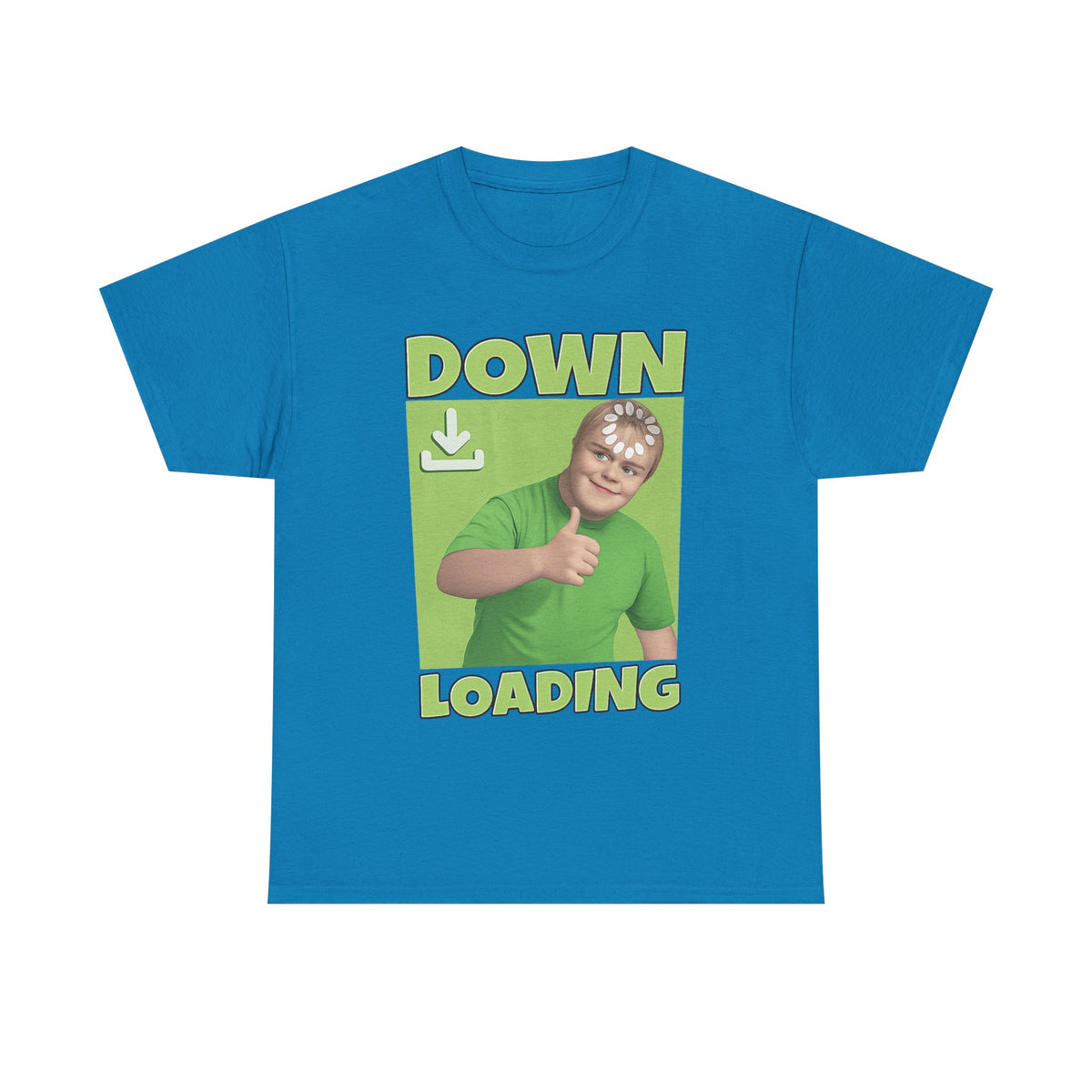 Down Loading – Funny Progress Bar Parody T-Shirt