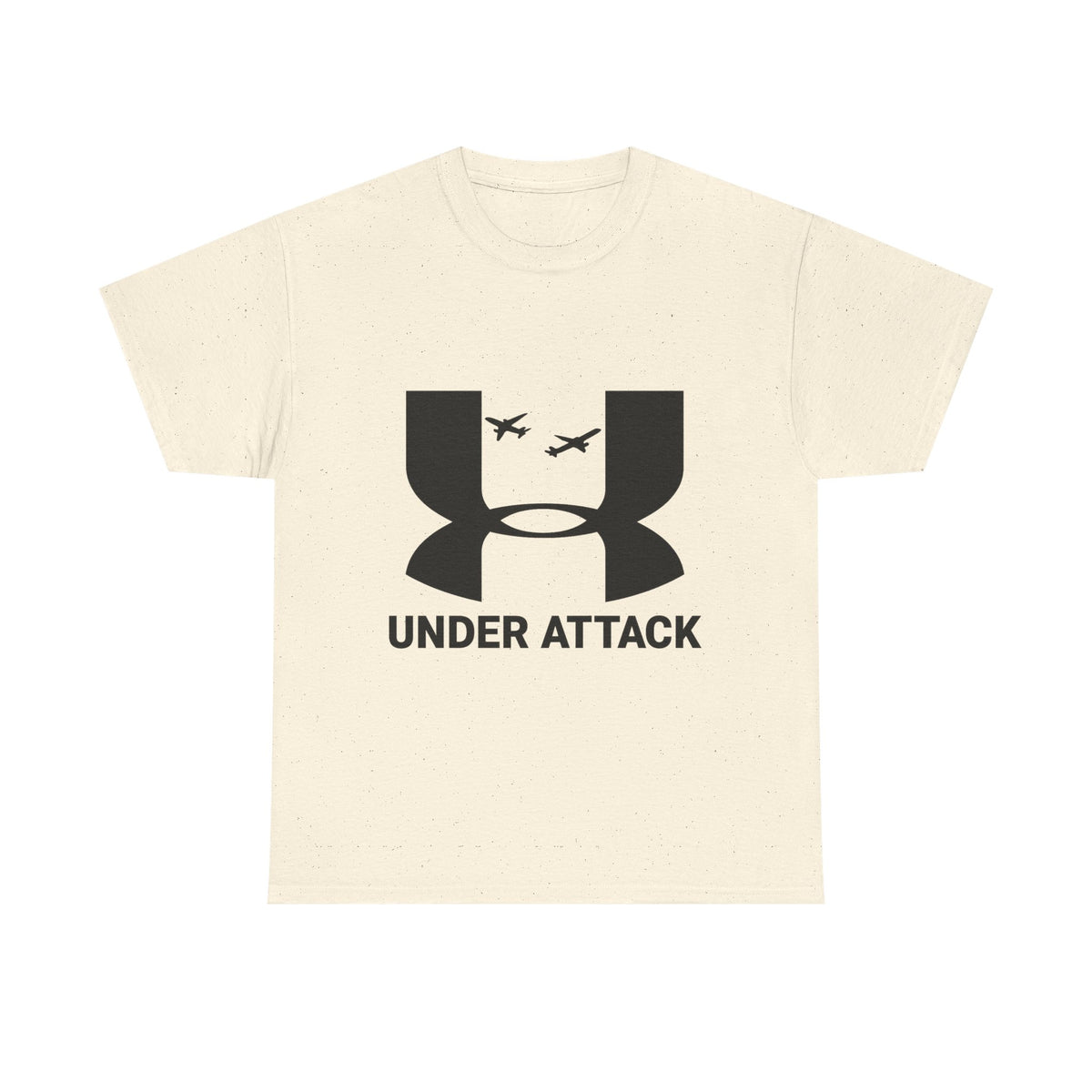 Under Attack – Funny Sportswear Parody T-Shirt