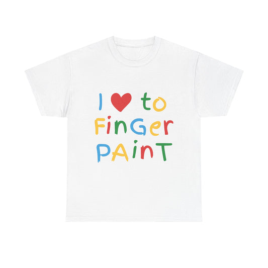 I love to finger paint