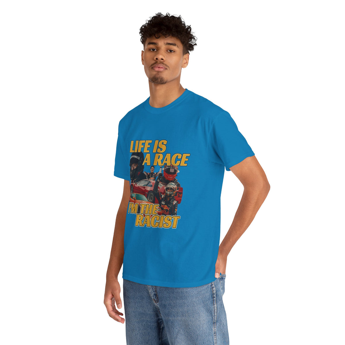 Life is a race Funny Graphic T-Shirt
