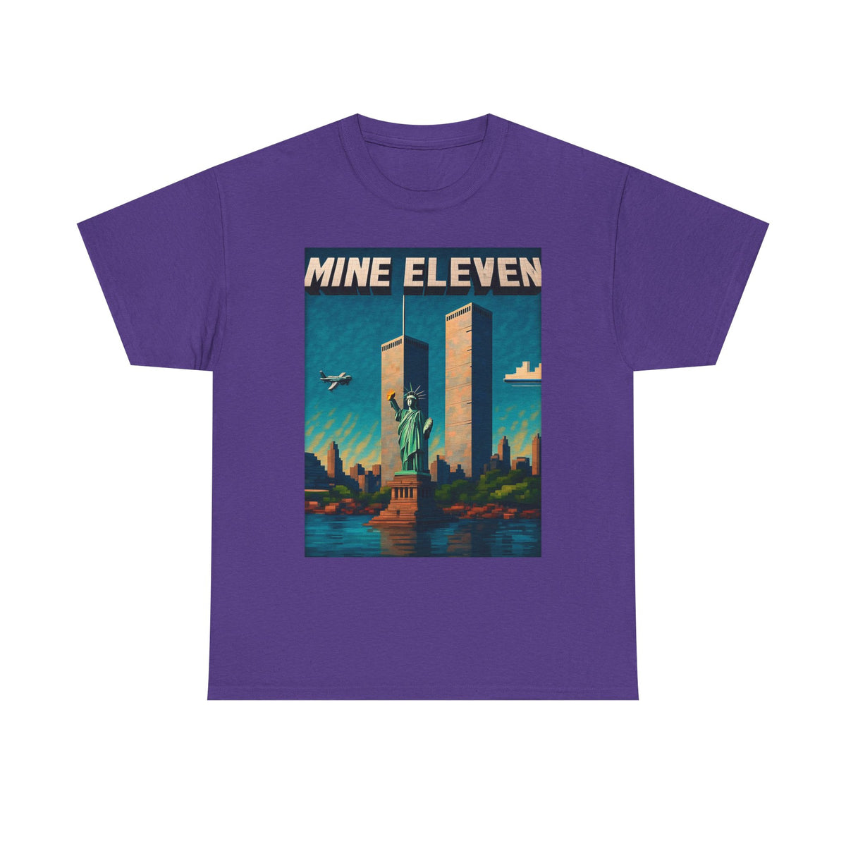 Mine Eleven – Funny Sci-Fi Gamer Parody T-Shirt