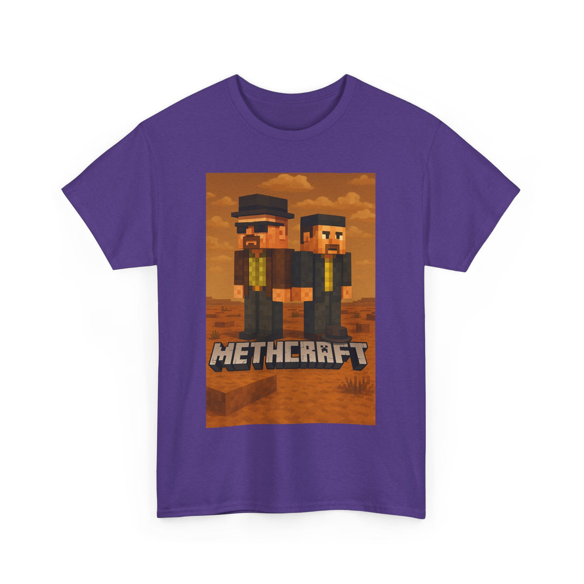 Methcraft – Funny Block Game Parody T-Shirt