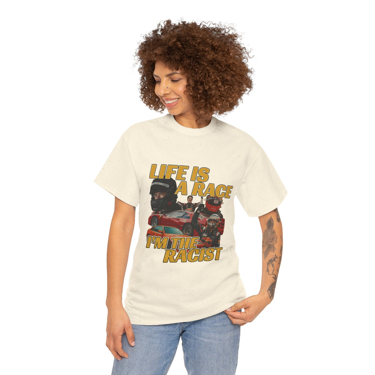 Life is a race Funny Graphic T-Shirt