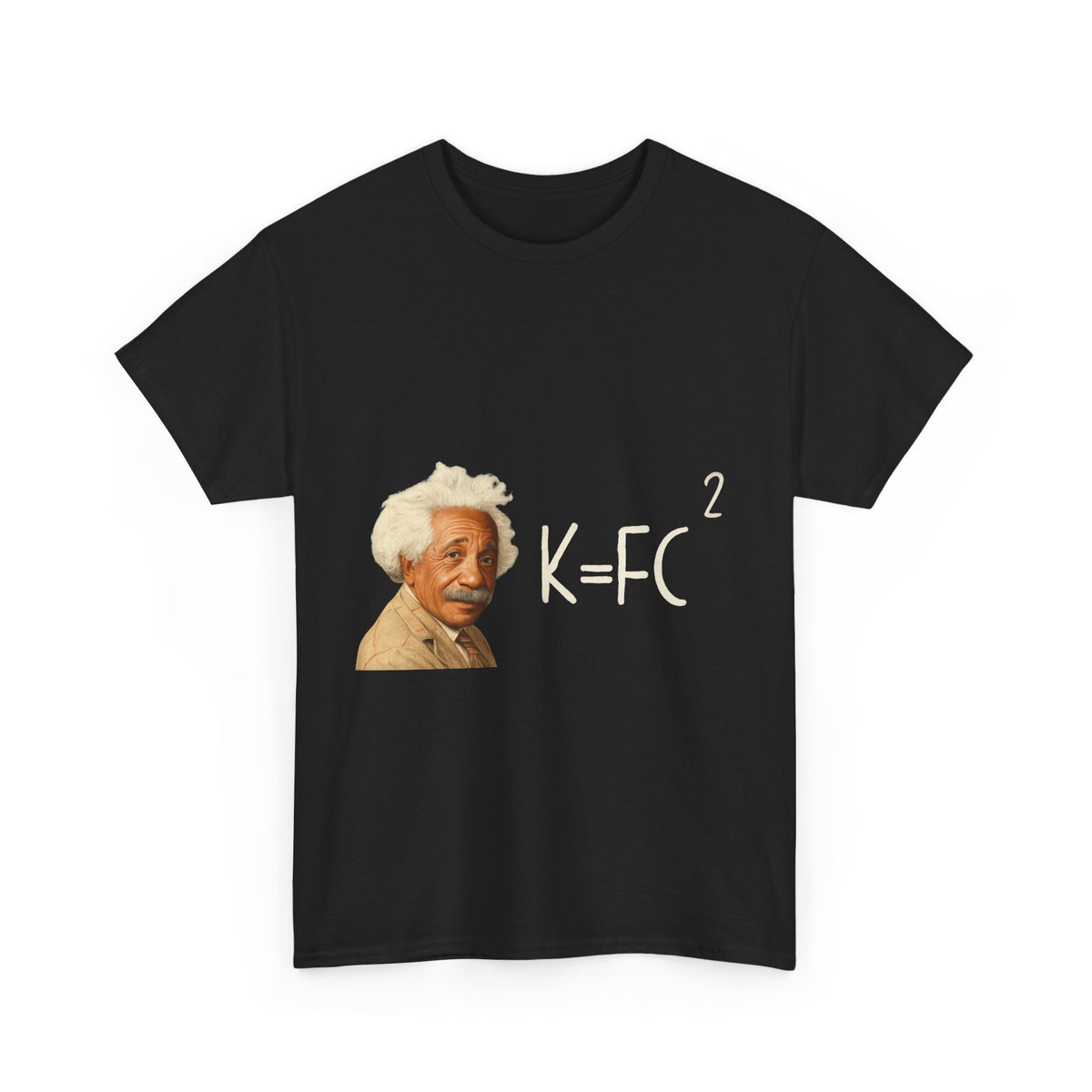 Einstein KFC – Funny Fried Chicken Parody T-Shirt