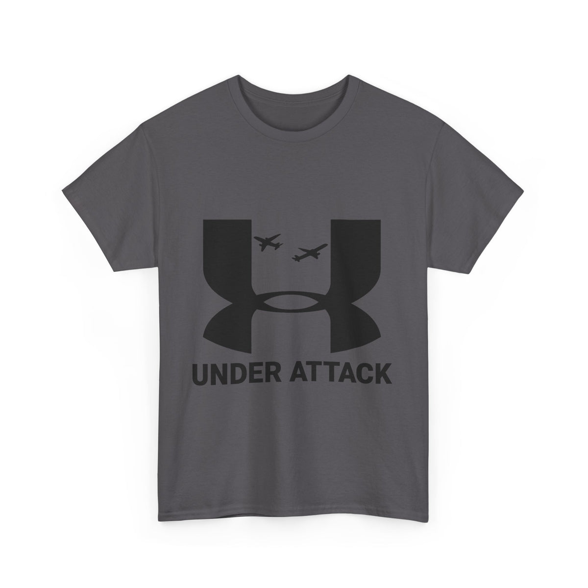 Under Attack – Funny Sportswear Parody T-Shirt