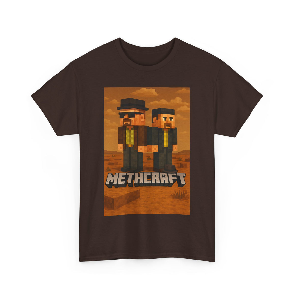 Methcraft – Funny Block Game Parody T-Shirt