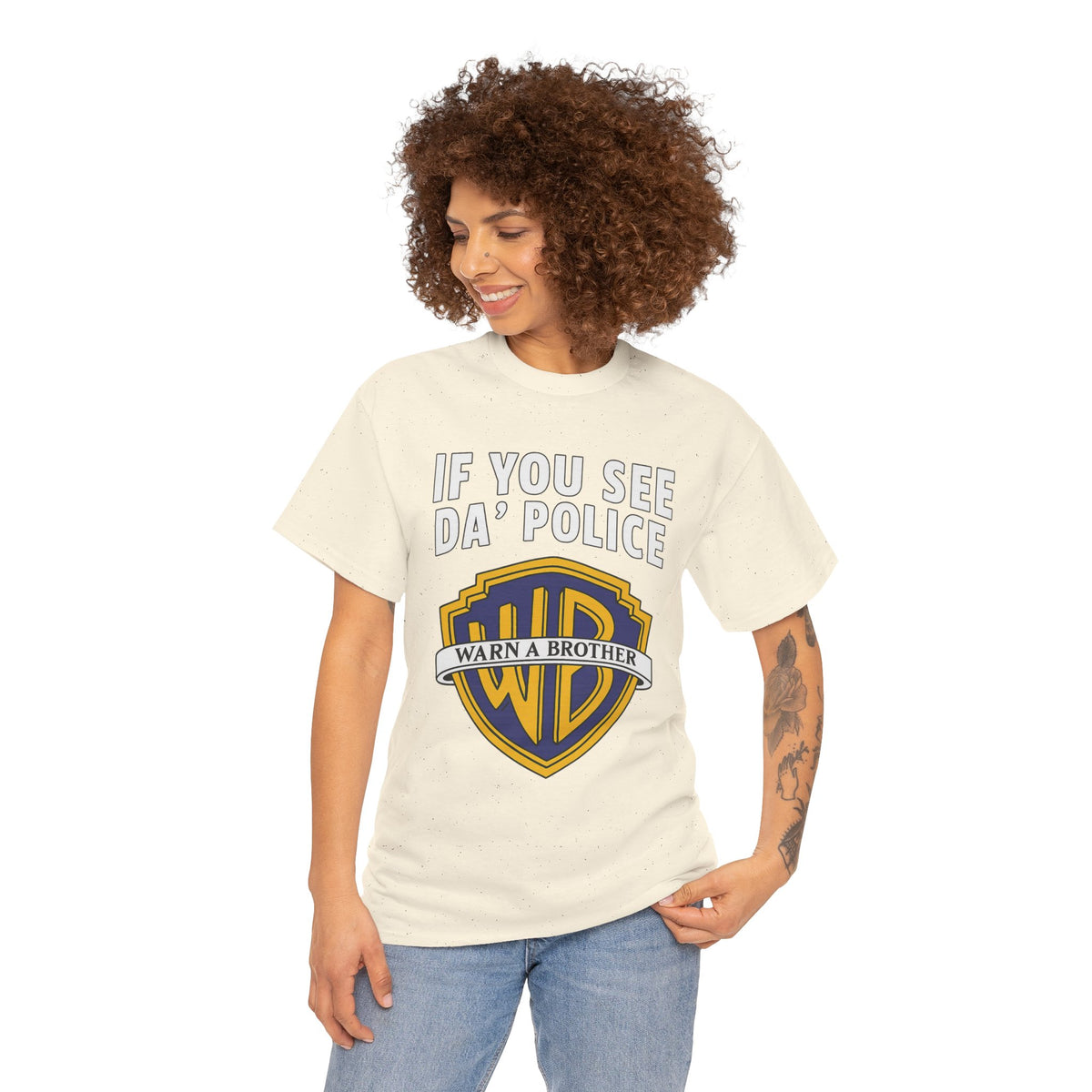 Warn a Brother – Funny Movie Studio Parody T-Shirt